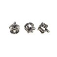 thumbnail image 3 of Colgante artesanal Sunnimix 20 Pack 3D Tibetano plata Hueca Rey, 3 of 8