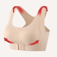 thumbnail image 6 of Babysbule Bras for Women Women Yoga Sports Front Closure Extra-Elastic Breathable Lace Trim Bra Underwear, 6 of 9