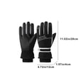 thumbnail image 3 of Xihbxyly Guantes de Esquí de Invierno, con Pantalla Táctil, Resistentes Al Viento y Al Agua, Agarre Antideslizante, Banda Reflectante, Ideales para Esquiar, Ciclismo y Senderismo, Talla Única Unisex,, 3 of 6