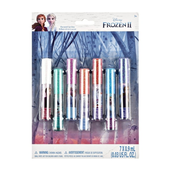 Disney Frozen 2 Plastic Lip Gloss Birthday Party Favors, 7 Pieces