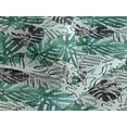 thumbnail image 3 of Ambesonne Tropical Quilted Bedspread Set 3 Pcs, Monstera Silhouette Plot, Queen, Pale Petrol Blue Grey, 3 of 4
