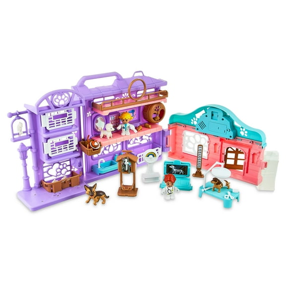 Kid Connection Vet Clinic Playset with Light and Sound, 29 Pieces, Toddler Toys