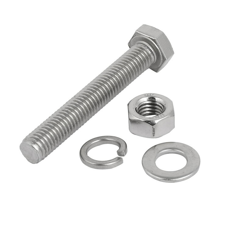 5pcs 304 Stainless Steel Flat Head Lock Screw Rivets for Positioning Fixing  Fastener Parts M5x65mm.