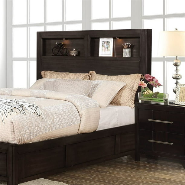Furniture Of America Jesson Wood Queen, Bookcase Bed Queen