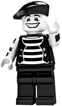 lego mime minifigure