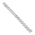 thumbnail image 1 of ZOUSSIQI Stainless Steel Replacement Bracelet Strap with Rhinestone for Fitbit Alta Silver&White EL225#75221, 1 of 9