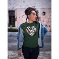 thumbnail image 2 of Colorful Heart Cheetah Print T-Shirt Women -Image by Shutterstock, Female 4X-Large, 2 of 4