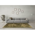 thumbnail image 3 of Ahgly Company Indoor Round Oriental Brown Industrial Area Rugs, 7' Round, 3 of 4