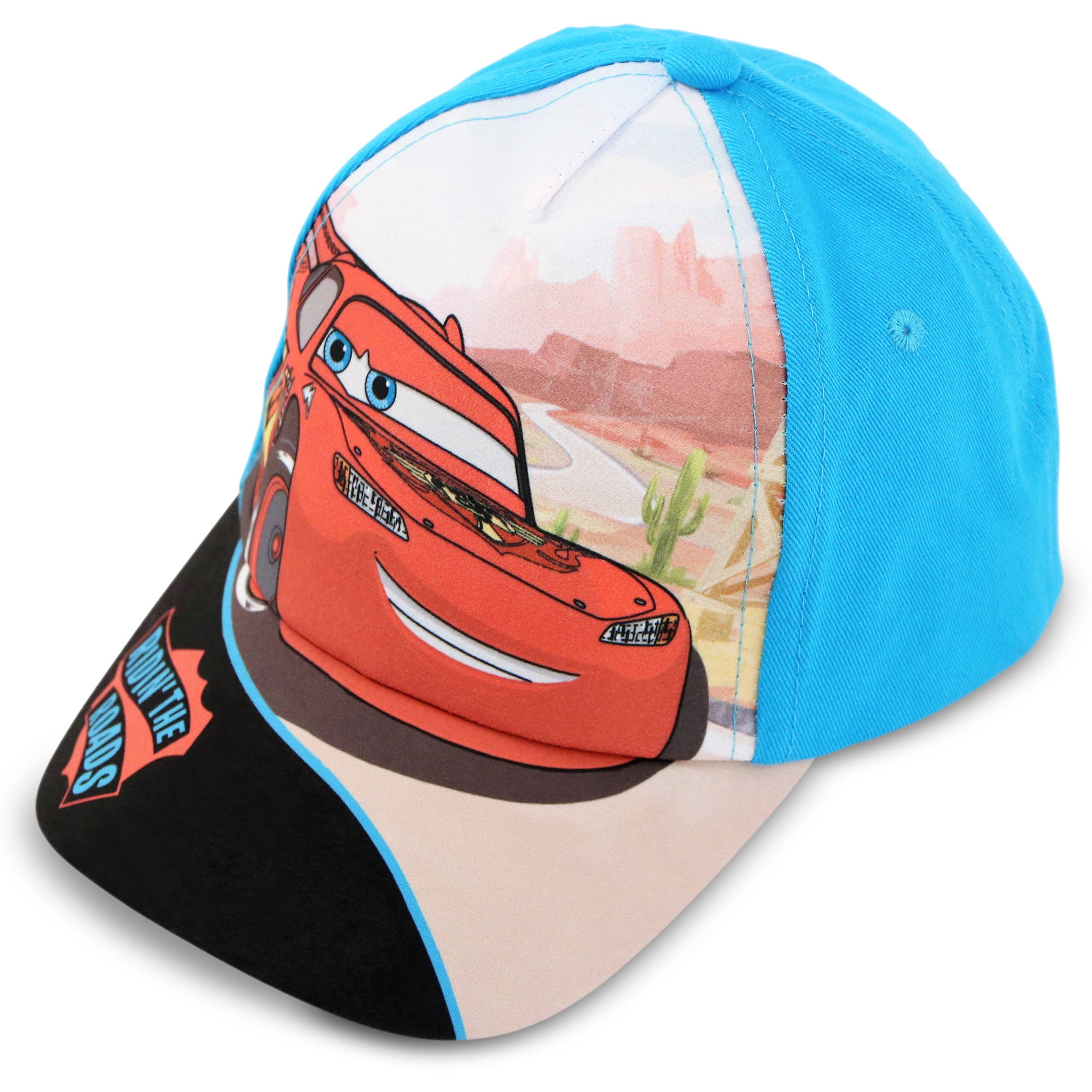 Toddler Boys Cars Lightning McQueen Cotton Baseball Cap, Age 25