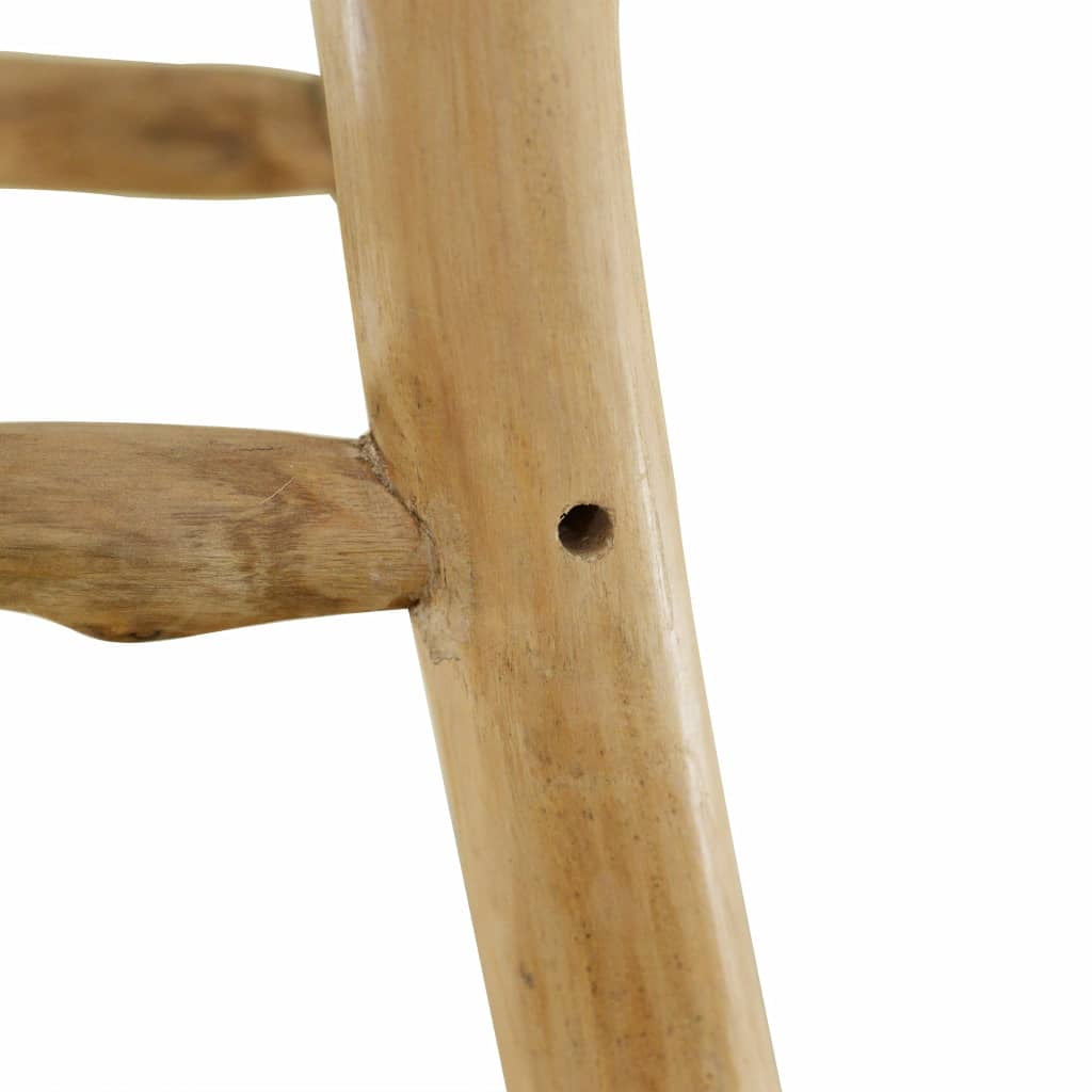 Kepooman 13.7" Modern Rustic Round Armless Bar Stool for Pub Home, Beige