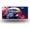 Eagle Head with Patriotic Colors, variant on License Plate,Hawk Head on Brown Background Decorative Front,Personalized Stainless Steel License Plate Cover For Men Women,12.2" X 6.2"