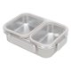 thumbnail image 1 of Lonchera, Caja De Lonchera De Acero Inoxidable De Acero Inoxidable Sellada 2 Compartimento Cuadrado Portátil 1.2L Para La Escuela Y La Oficina, 1 of 7