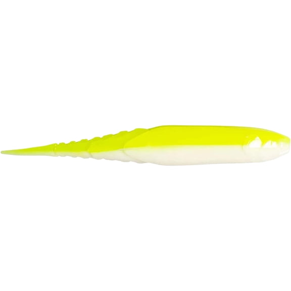Z-Man CSP45-389 Chatterspike Chatreuse/White 4.5in Fishing Lures (5 Pack)