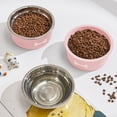 thumbnail image 6 of Dog Bowls Cat Bowls Pet Bowls Slow Feeder Anti Choke Spill Proof Non Slip Plastic Dog Food Bowl Cat Food Bowl for Small Large Dogs Cats Indoor by PALIFEUR, 6 of 7