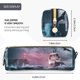 thumbnail image 3 of Disketp Boat Lighthouse Storm Waves Estuche de Lápices de Cuero con Cierre, Estuche Compacto para Papelería, Bolígrafos y Accesorios Pequeños, 3 of 7