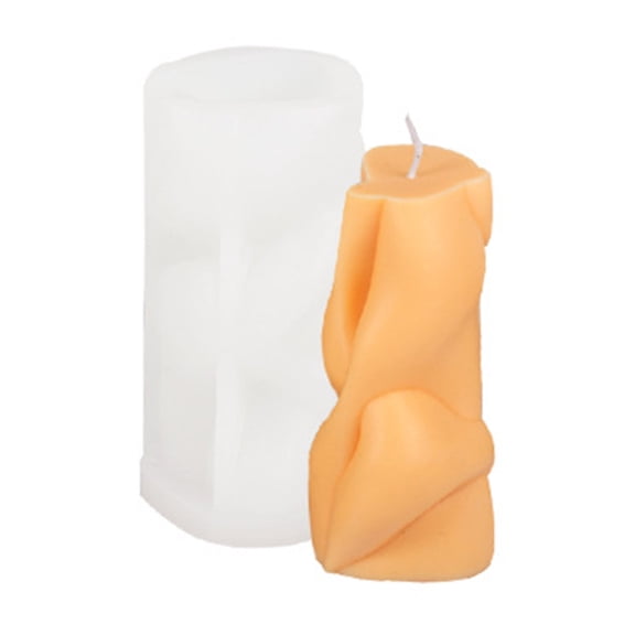 CIYISON Pillar Candle Silicone Mold Non-stick Easy to De-mold for DIY Candle Soap