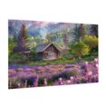 thumbnail image 2 of 1000 PCS 1000 Piece Wooden Puzzle For Adults Lavender Cottage,Unique Artwork For Adults,Charm Lavender Cottage Puzzle,1000 Piece Jigsaw Puzzle For Adults Challenging Puzzle Perfect For Game Nights, 2 of 6