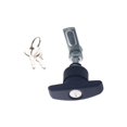thumbnail image 3 of Verrou de Porte en T pour Porte de Grange, Remorque, Boîte à Outils Style B, 3 of 8