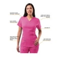 thumbnail image 3 of Adar Pro Scrubs For Women - Elevated V-Neck Scrub Top, 3 of 7