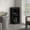 Black, variant on 46" 3-Tier Bar Cabinet with Corner Design / Efficient Use of Space, Well-Arranged Bottles in Dining Room