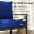 thumbnail image 4 of Outdoor Patio Chair Cushions Deep Seat Replacement Patio Cushions Set Blue, 4 of 10