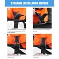 thumbnail image 2 of Chaleco De Conducción Flotador Inflable Chaleco salvavidas para adultos con silbato para natación, canotaje, boya deportiva, chaqueta (naranja L), 2 of 9