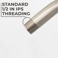 thumbnail image 4 of JS Shower Head Extension Arm, High-Arc Style, 16 in. Assembled Length, Brushed Nickel Finish, 4 of 7
