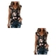 thumbnail image 1 of Guardurnaity Chaleco de algodón estampado para mujer, camiseta sin mangas informal holgada, ropa deportiva para vacaciones en la playa, Top Type13 NO13, 1 of 6