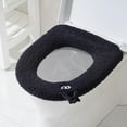thumbnail image 3 of Cubierta de Asiento de Inodoro de Invierno Acogedora con Asas - ¡Suave, Lavable y Cómodo!, 3 of 11