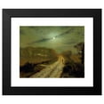 thumbnail image 2 of John Atkinson Grimshaw 18x15 Black Modern Framed Museum Art Print Titled - A Moonlit Landscape, 2 of 5