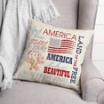 thumbnail image 3 of Creative Products America Independence Words 18x18 Spun Poly Pillow, 3 of 3