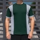 thumbnail image 5 of Ceisia Men's Spring Gift Casual Color Blocked Round/Crew Neck Short Sleeve Shirt - Comfortable Daily Outdoor Wear, 5 of 8