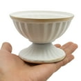 thumbnail image 6 of Mini White Flower Arrangement Pots 10 Pcs for Centerpiece, 2.6in Wedding Table Vase Urn Planter Decor, Trumpet Plant Pot for Home Table Ceremony, 6 of 17