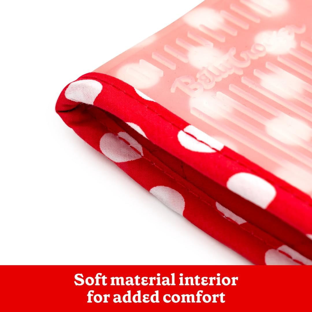 Betty Crocker Chef's Starter Bundle: Oven Mitt, Trivet, Pan, Turner, Rack – Heat Resistant, Ergonomic, Non-Stick.