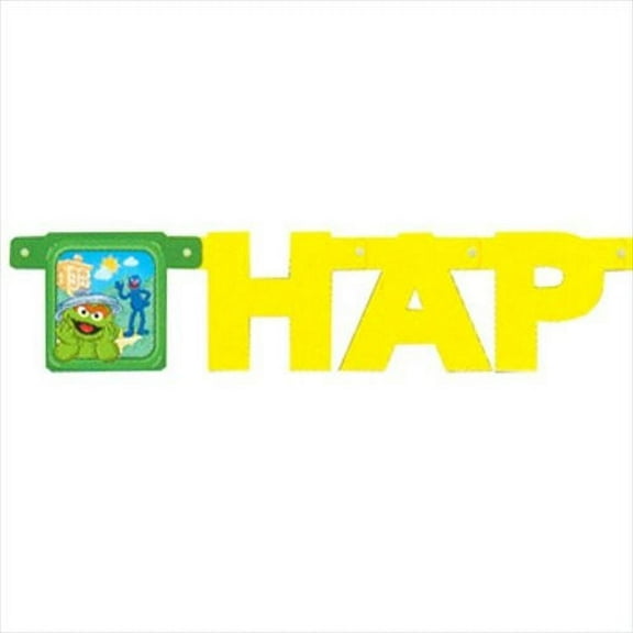 Sesame Street 'Sunny Days' Happy Birthday Banner (1ct)