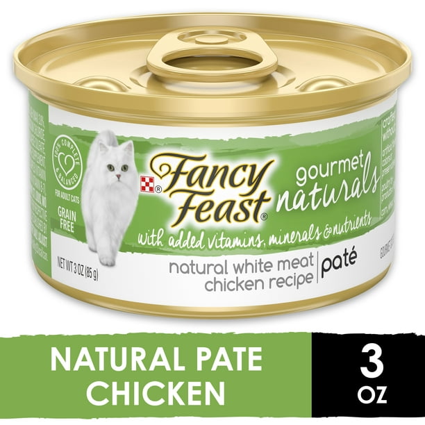 Fancy Feast Grain Free, Natural Pate Wet Cat Food, Gourmet Naturals