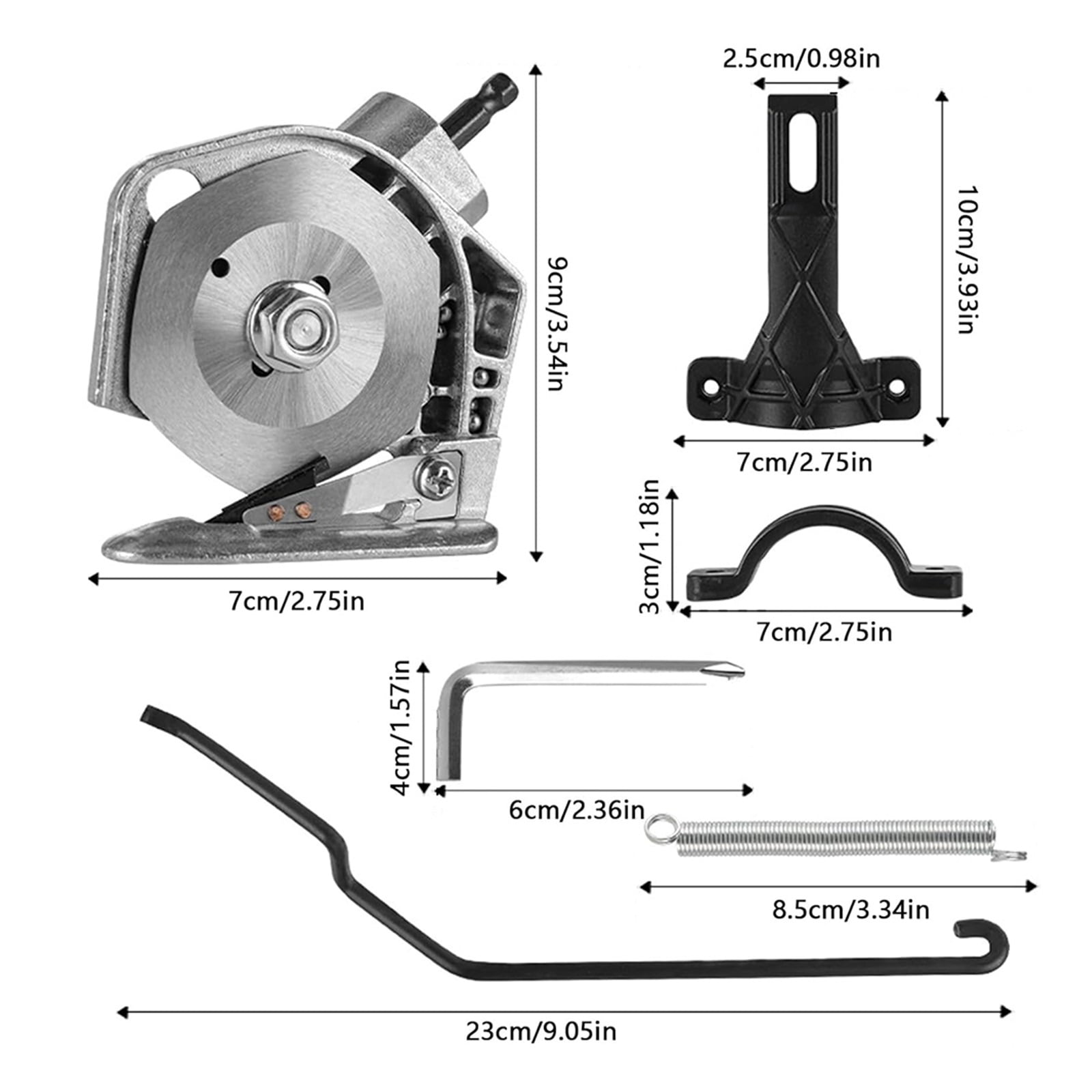Home Electric Scissors, Electric Rotary Fabric Cutting Tools, Leather/Carpet Tufting Scissors, Electric Drill To Cutting Machine ,Sharp & Durable
