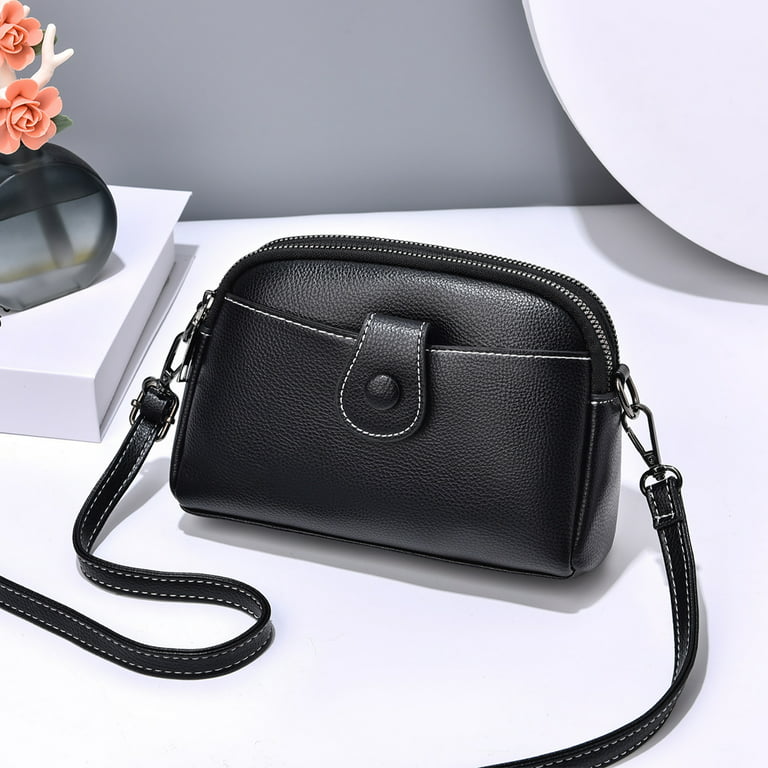 Small Leather Shoulder Bag Crossbody Purse For Women - Hand