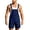 Blue, variant on Overall Shorts for Men Stretchy Solid Color Romper Work Jumpsuits Coffee XXXXXL
