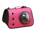 thumbnail image 2 of Bolsa para mascotas con portador de gato transparente con ventana de malla Rosado Yuyangstore transportín transparente para gatos, 2 of 8