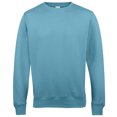 thumbnail image 2 of Awdis - Sudadera lisa con cuello redondo Unisex (Púrpura), 2 of 2