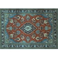 thumbnail image 1 of Ahgly Company Indoor Rectangle Persian Light Blue Traditional Area Rugs, 8' x 12', 1 of 4
