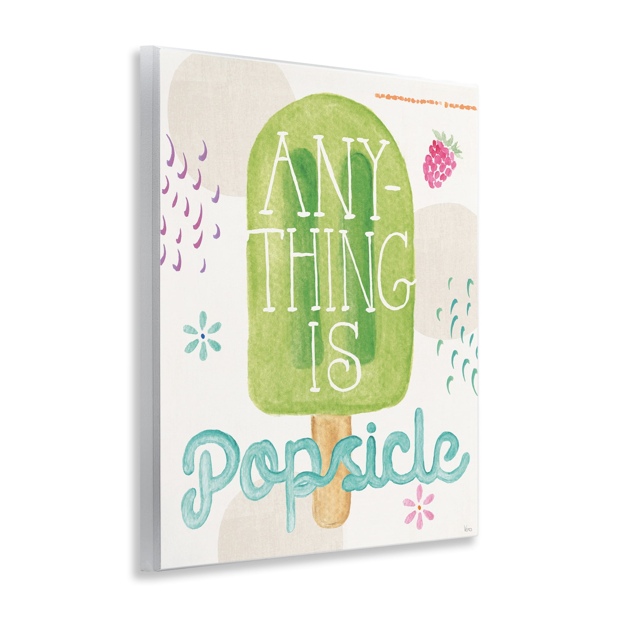 Stupell Industries Uplifting Summer Phrase Food & Beverage Painting Unframed Art Print Wall Art, 11 x 14