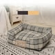 thumbnail image 4 of Removable Cat House Soft Sofa Mats Washable Pet Dog Bed Portable Puppy Cushion Dog Plaid Sleeping Beds For Dogs Pets Supplies ShopWise Round, 4 of 24
