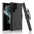 thumbnail image 7 of Takfox Case For Samsung Galaxy S22 /S22 Plus/case, Shockproof Hard Shell [Built-in Kickstand] Secure Locking Belt Swivel Clip Holster Defender Carrying Armor Sturdy Case Cover，Black, 7 of 7
