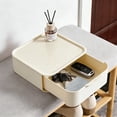 thumbnail image 4 of Stackable Drawer Storage Box Desktop Organizer with Lid Modular Plastic Storage for Office Supplies,Cosmetics,and Jewelry Multi Layer Storage Drawer for Home and Office, 4 of 7