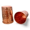 thumbnail image 1 of Juego de vasos de cobre puro martillado Siddhivinayak Overseas, 1 of 5