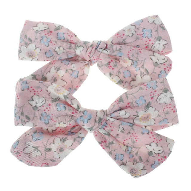 2 Pcs Pinces à Cheveux Nœuds pour Bébés Filles Barrettes Accessoire pour Bébés Nourrissons Tout-Petits Enfants