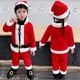 thumbnail image 5 of Christmas Santa Claus Costumes Toddler Baby Kids Boys Girls Red Xmas Clothes Set New Year Warm Coat Pants Hat Shoes 4pcs/set, 5 of 5