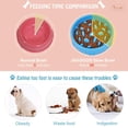 thumbnail image 1 of Slow Feeder Cat Bowl,Melamine Fun Interactive Feeder Bloat Stop Puzzle Cat Bowl, 1 of 4